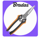 Секатор с прямым лезвием, BRADAS KT-V1037 - изображение 2