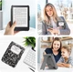 Чохол HGWALP для Tolino Shine 5/Shine Color/Shine 4 та Kobo Clara Colour/Clara BW/Clara 2E з автопрокиданням і ремінцем - зображення 6