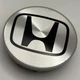 Колпачок для дисков Honda 44732-S0X-A01 69 мм 64 мм серый с черным логотипом заглушка хонда - изображение 1