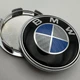 Колпачок на диски BMW ( БМВ ) 68 мм 62 мм заглушка в диск синий карбон - изображение 1