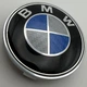 Колпачок на диски BMW ( БМВ ) 68 мм 65 мм 36136783536 заглушка в диск синий карбон - изображение 1