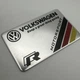 Наклейка Rline VW Volkswagen (Фольксваген) металева 80 мм 55 мм шильдик табличка - зображення 3