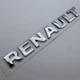 Напис Renault (Рено) на кузов шильдик табличка метал 160 мм 20 мм емблема на багажник хром - зображення 4