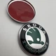 Накладка на руль подушку безопасности (шкода) Skoda 43 мм металл зеленая наклейка вставка на старый знак - изображение 2