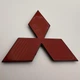 Значок Емблема Mitsubishi (MITSUBISHI) 100 мм хром 90 мм Міцубісі чорна - зображення 6