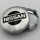 Колпачок на диски Nissan 59 мм 55 мм хром заглушка ниссан - изображение 1