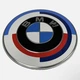 Значок BMW Эмблема БМВ на капот и багажник 51148132375 74 мм Юбилейная 50 лет Years performance M power. - изображение 2