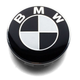 Ковпачок на диски BMW БМВ 56 мм 53 мм 36136850834 6850834 BMW-011 чорно-біла - зображення 2