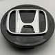 Колпачок для дисков Honda 08W17-SEA-6M00 69 мм 64 мм черные с хром .логотипом заглушка хонда - изображение 1