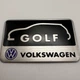 Наклейка Rline VW Volkswagen (Фольксваген) Golf металлическая 80 мм 50 мм шильдик табличка гольф - изображение 3