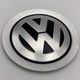 Наклейка для колпачков с логотипом VW Volkswagen Фольксваген 85 мм выгнутые края для тарелок лодочка металл - изображение 1