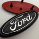 Емблема табличка FORD Форд 147 мм 57 мм Transit Torneo Fiesta Focus Ka Kuga Mondeo S-Max Galaxy чорний знак - зображення 3