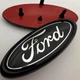 Емблема табличка FORD Форд 147 мм 57 мм Transit Torneo Fiesta Focus Ka Kuga Mondeo S-Max Galaxy чорний знак - зображення 4