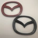 Mazda знак мазда значок задня емблема кришку багажника 105 мм чорна - зображення 1