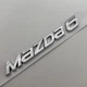 Шильдик емблема Mazda Мазда 6 150 мм напис на кришку багажника хром - зображення 2