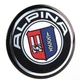 Наклейка для колпачков с логотипом BMW Бмв 60 мм металлическая Alpina - изображение 3