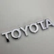 Знак эмблема (тойота) TOYOTA 120 мм 20 мм шильдик табличка хром шильдик - изображение 1