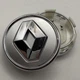 Колпачок на диски Renault 57 мм 50 mm заглушка рено серебро с хром 403152085R | 403150709R - изображение 1