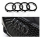 Эмблема на решетку Audi 273 мм 96 мм черная ауди - изображение 3
