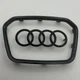 Накладка в руль Audi (ауди) Эмблема рамка airbag в подушку безопасности черная 90 мм 56 мм Q5 Q7 Q3 Q2 вствка - изображение 1