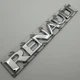 Напис Renault (Рено) на кузов шильдик табличка метал 145 мм 17 мм емблема на багажник хром - зображення 3
