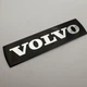 Шильдик табличка Volvo наклейка металлическая вольво черная 46 мм 10 мм на знак руль - изображение 4