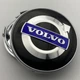 Колпачок Volvo 59 мм 55 мм черные с синим логотипом заглушка в диск вольво - изображение 1