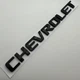 Знак шильдик емблема табличка задня для Chevrolet на багажник 195 мм 20 мм шевроле чорний - зображення 4