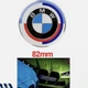 Значок BMW 82mm Эмблема БМВ на капот багажник 51148132375 82 мм Юбилейная 50 лет Yeas performance Mpower - изображение 6