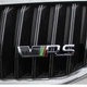 Эмблема надпись табличка на решетку радиатора Skoda шкода VRS металлическая (шкода) врс - изображение 3