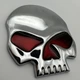 Металлический шильдик эмблема ЧЕРЕП Харли Дэвидсон Harley Davidson 68 мм 65 мм Punisher 3d - изображение 1