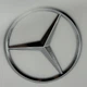 Эмблема шильдик Mercedes-Benz ( Мерседес) 90 мм на крышку багажника хром знак - изображение 2
