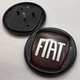 Емблема значок на капот Fiat Фіат 95 мм червоний чорний - зображення 1