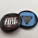 Емблема значок на багажник Fiat Фіат 95 мм червоний чорний - зображення 1