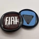 Емблема значок на багажник Fiat Фіат 95 мм червоний чорний - зображення 3