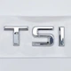 Напис TSI шильдик 65 мм табличка емблема на задню частину авто Skoda шлуночка хром - зображення 6