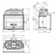 Чугунная каминная топка Dovre 2180 CBS/B - изображение 2