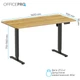 Комп'ютерний стіл OfficePro ODE1470LW - изображение 8
