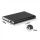 Ультратонкий Павербанк Power bank UKC Slim 5000 mAh Black - изображение 2