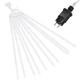 Ялинкові вогники Springos CL1210 480 LED бурульки 10 шт падаючий сніг метеори зовнішні Сині (5907719422251) - зображення 3