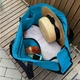 Большая Пляжная Сумка Sand&Beach Голубой (сумка для песочницы с сетчатым дном) - изображение 2