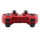 Ігровий бездротовий геймпад Dual-Shock PS3 акумуляторний джойстик з функцією вібрації для PlayStation 3 Червоний - зображення 7