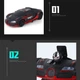 Машинка трансформер на радиоуправлении AToys Bugatti-922-1 большая 1:12 33см свет/звук Черно-красный - изображение 7