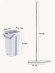 Умная швабра с ведром 6л Cleaner Mop-Kit 3 Лентяйка с автоматическим отжимом Белый - изображение 9