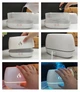 Ультразвуковий зволожувач повітря-нічник Air Purifier 6W з ефектом полум'я на 7 кольорів, USB Білий - зображення 3