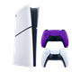 Набор Консоль Sony PlayStation 5 Slim Digital Edition 825GB White + Геймпад Беспроводной DualSense Purple - изображение 1
