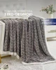 Плед евро 200×220 см двойной теплый с эко-овчиной Soft Comfort, серый (DZ_05) - изображение 1