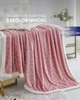 Плед евро 200×220 см двойной теплый с эко-овчиной Soft Comfort, розовый (DZ_06) - изображение 1