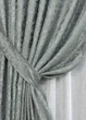 Комплект штор VR-Textil Лен Мрамор 150х270 2шт и Тюль 400х270 1264ш-115т Серый с белым 71-126/3 - изображение 4