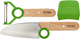 Набір дитячих кухонних ножів Opinel Le Petit Chef із захистом для пальців Для дітей від 7 років Зелений (2046692) - зображення 1